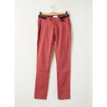 ELEVEN PARIS - Pantalon chino rouge en coton - Homme - Taille W28 - Modz
