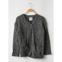 CHILLAROUND - Gilet manches longues gris en coton - Fille - Taille TU - Modz