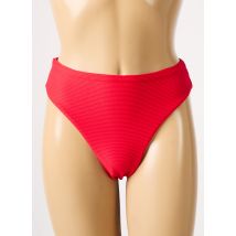 SEAFOLLY - Bas de maillot de bain rouge en nylon - Femme - Taille 34 - Modz