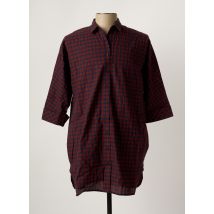 LOUCHE - Chemise manches courtes rouge en coton - Homme - Taille M - Modz