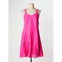 KATMAI - Robe mi-longue rose en coton - Femme - Taille 38 - Modz