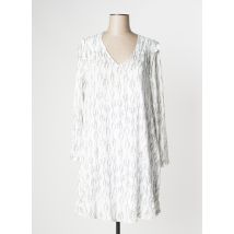 ÉTYMOLOGIE - Robe courte blanc en viscose - Femme - Taille 40 - Modz