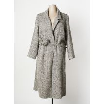 LEMON MINT - Manteau long gris en laine - Femme - Taille 48 - Modz