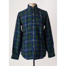 RALPH LAUREN - Chemise manches longues vert en coton - Homme - Taille S - Modz