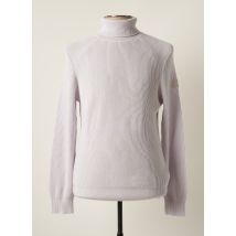 STRELLSON - Pull col roulé violet en laine - Homme - Taille L - Modz