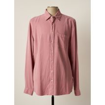 STRELLSON - Chemise manches longues rose en viscose - Homme - Taille L - Modz