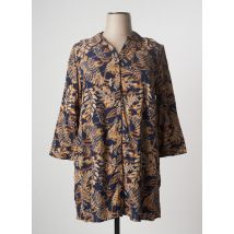 CISO - Tunique manches longues bleu en viscose - Femme - Taille 46 - Modz
