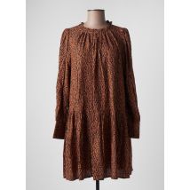 ESCANDELLE - Robe courte marron en viscose - Femme - Taille 38 - Modz