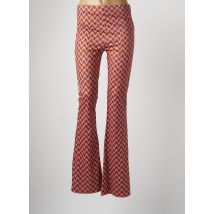 AMUSE - Pantalon flare orange en coton - Femme - Taille 38 - Modz