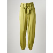 FRACOMINA - Pantalon large vert en polyester - Femme - Taille 36 - Modz
