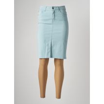 MARANI - Jupe mi-longue bleu en lyocell - Femme - Taille 34 - Modz