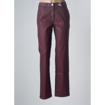 STARK - Pantalon slim rouge en coton - Femme - Taille 40 - Modz