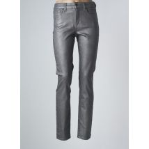 NYDJ - Pantalon slim gris en coton - Femme - Taille 38 - Modz