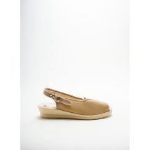 WAPITI - Chaussons/Pantoufles beige en textile - Femme - Taille 37 - Modz