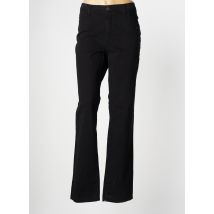 KANOPE - Pantalon droit noir en coton - Femme - Taille 48 - Modz