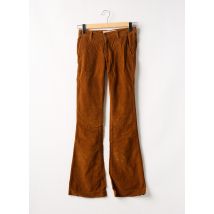 REIKO - Pantalon flare marron en coton - Femme - Taille W26 - Modz