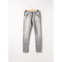 REPLAY - Jeans coupe slim gris en coton - Femme - Taille TU - Modz