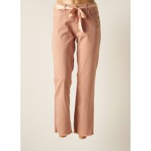 PARA MI - Pantalon slim rose en coton - Femme - Taille 42 - Modz