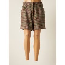 IKKS - Short marron en laine - Femme - Taille 42 - Modz