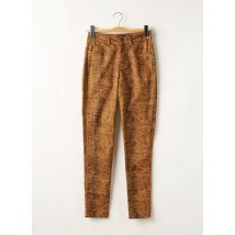EVA KAYAN - Pantalon slim marron en coton - Femme - Taille 34 - Modz