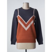 LA FIANCEE DU MEKONG - Pull orange en viscose - Femme - Taille 40 - Modz