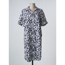 BRANDTEX - Robe mi-longue bleu en viscose - Femme - Taille 36 - Modz