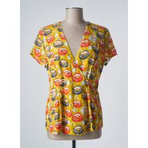 KALI YOG - Blouse jaune en viscose - Femme - Taille 36 - Modz