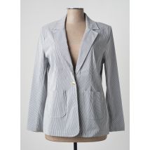 ÉTYMOLOGIE - Blazer bleu en viscose - Femme - Taille 42 - Modz