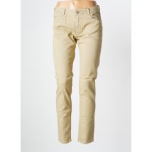 KANOPE - Jeans coupe slim beige en coton - Femme - Taille 42 - Modz
