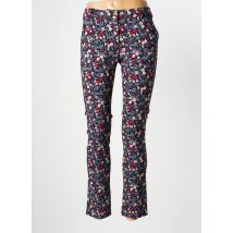 ÉTYMOLOGIE - Pantalon chino bleu en viscose - Femme - Taille 38 - Modz