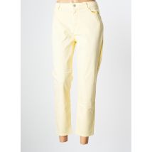 KANOPE - Pantalon 7/8 jaune en coton - Femme - Taille 38 - Modz