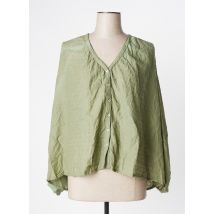 NOTSHY - Chemisier vert en coton - Femme - Taille 36 - Modz