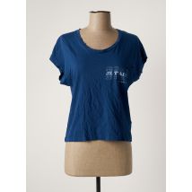 JANE BLUE - T-shirt bleu en coton - Femme - Taille 34 - Modz