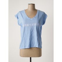 JANE BLUE - T-shirt bleu en coton - Femme - Taille 34 - Modz