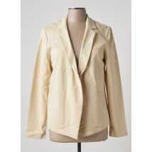DESIGUAL - Blazer beige en coton - Femme - Taille 44 - Modz