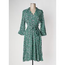 ZERO - Robe mi-longue vert en viscose - Femme - Taille 40 - Modz