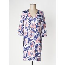 LE SINGE DE JULIE - Robe mi-longue bleu en polyester - Femme - Taille 36 - Modz