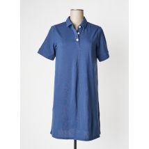 MUS & BOMBON - Robe mi-longue bleu en coton - Femme - Taille 40 - Modz