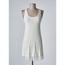 PAKO LITTO - Robe mi-longue beige en viscose - Femme - Taille 38 - Modz