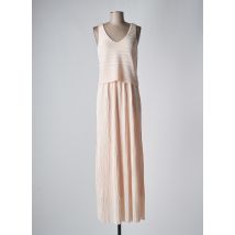 S.OLIVER - Robe longue rose en polyester - Femme - Taille 36 - Modz