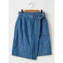 HARRIS WILSON - Jupe courte bleu en coton - Femme - Taille 34 - Modz