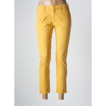 REIKO - Pantalon 7/8 jaune en coton - Femme - Taille W28 - Modz