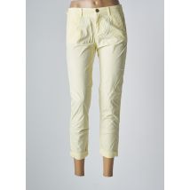 REIKO - Pantalon 7/8 jaune en coton - Femme - Taille W25 - Modz