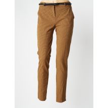 BEST MOUNTAIN - Pantalon slim marron en polyester - Femme - Taille 36 - Modz
