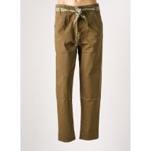 PAKO LITTO - Pantalon droit vert en coton - Femme - Taille 42 - Modz