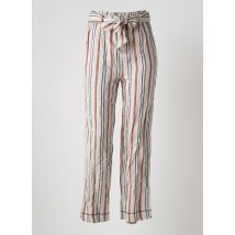PEPE JEANS - Pantalon droit beige en lin - Femme - Taille 34 - Modz
