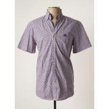 STATE OF ART - Chemise manches courtes marron en coton - Homme - Taille S - Modz