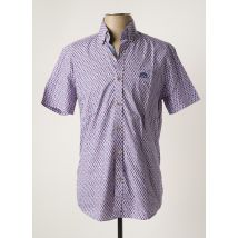 STATE OF ART - Chemise manches courtes bleu en coton - Homme - Taille S - Modz