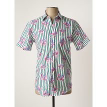SERGE BLANCO - Chemise manches courtes blanc en coton - Homme - Taille M - Modz