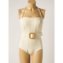 LPB - Maillot de bain 1 pièce beige en polyamide - Femme - Taille 34 - Modz